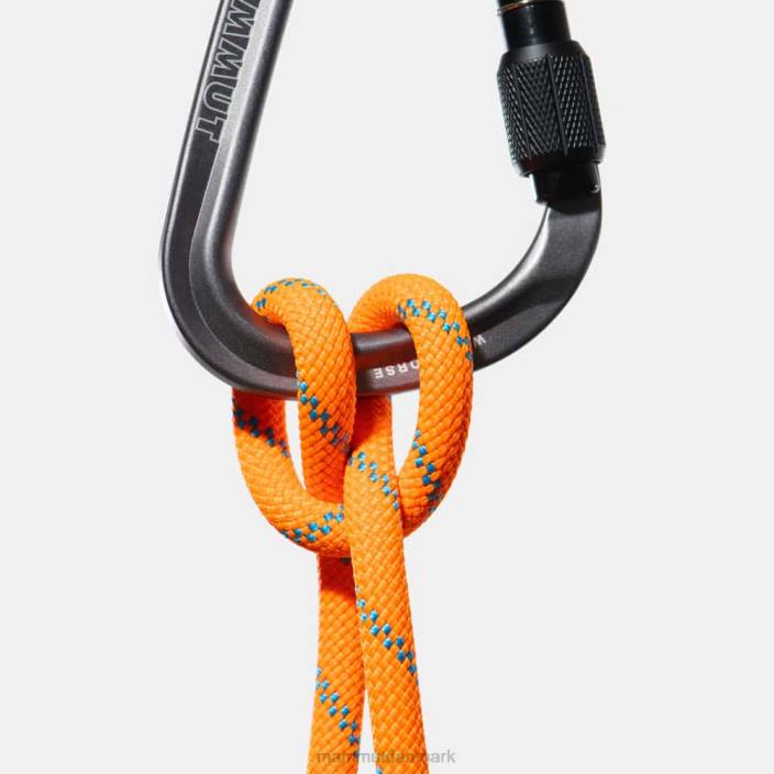 Mammut unisex 8,7 alpine sender tørt reb pulserende orange-hav 2TDP562