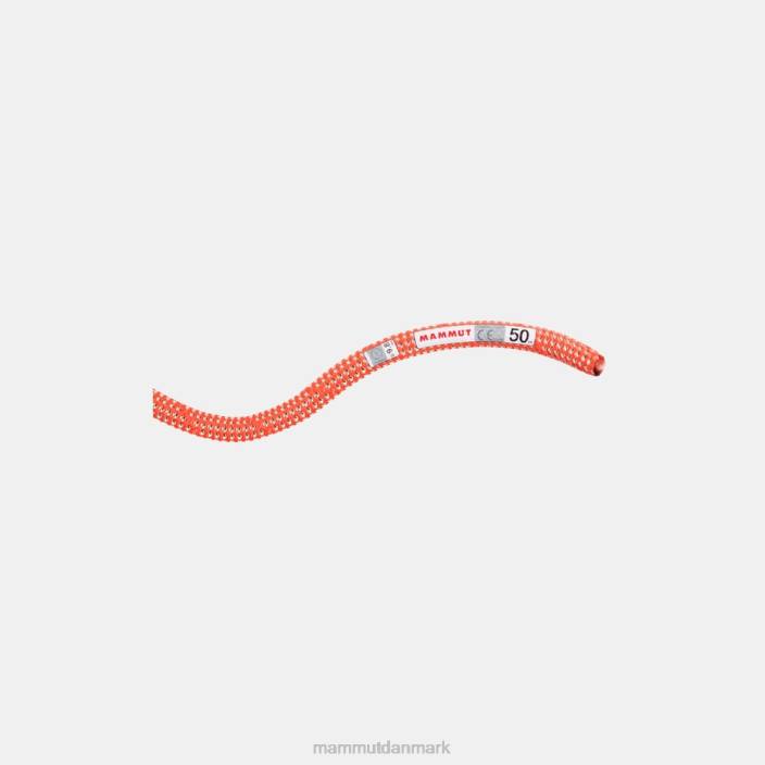 Mammut unisex 9.8 crag klassisk reb orange-hvid 2TDP506