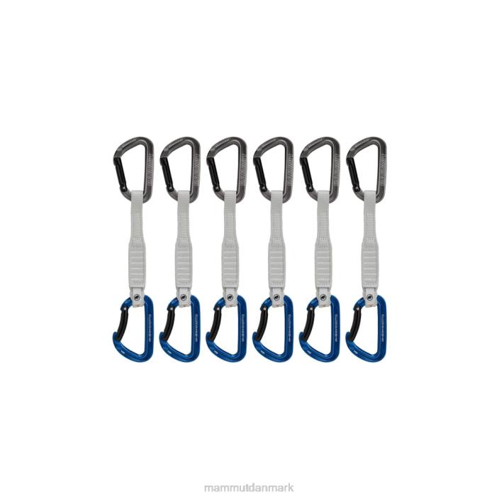 Mammut unisex arbejdshest nøglelås 17 cm 6-pack quickdraws grå-blå 2TDP436
