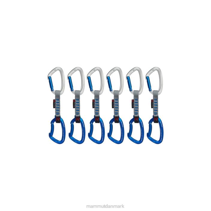 Mammut unisex crag keylock 10 cm indikator 6-pack quickdraws sølv-ultramarin 2TDP553