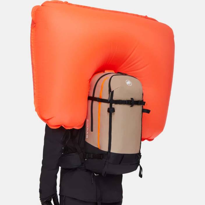 Mammut unisex pro 35 aftagelig airbag 3.0 safari-sort 2TDP1336